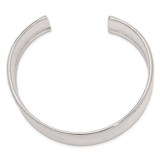 Sterling Silver 20mm Cuff Bangle Bracelet