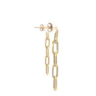 Pendientes de oro amarillo de 10 quilates de 17 mm