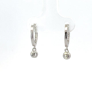 Pendientes Plata 925 Circonitas Huggies