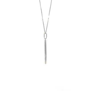 10K White Gold 0.07cttw Diamond Pendant