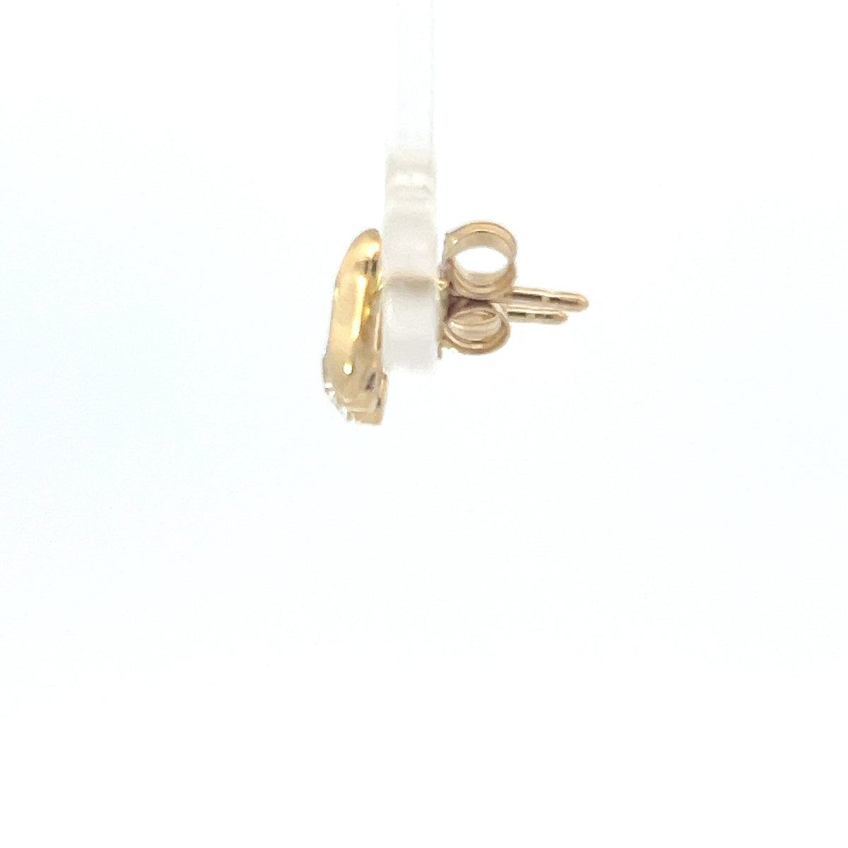 Aretes de diamantes canadienses de 0,25 quilates en oro amarillo de 14 quilates