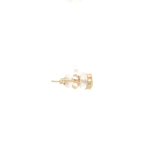 Pendientes de oro amarillo de 10 quilates de 17 mm