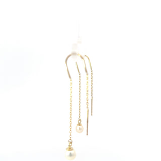 Pendientes de oro amarillo de 10 quilates de 17 mm