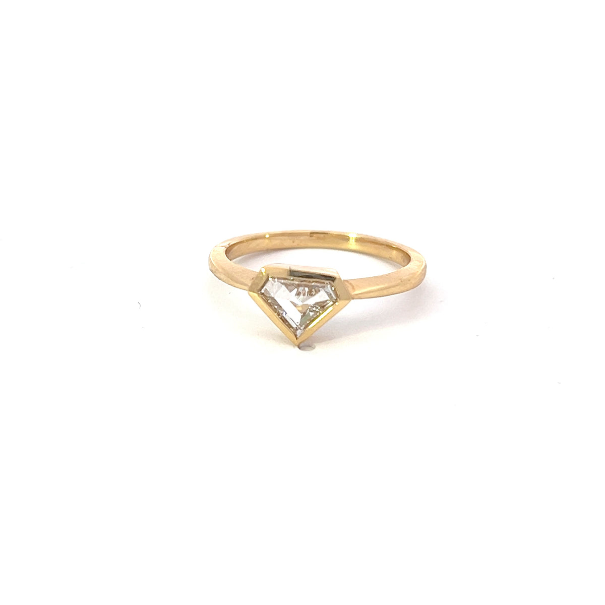 18K Yellow Gold 0.80cttw Lab Grown Diamond Engagement Ring