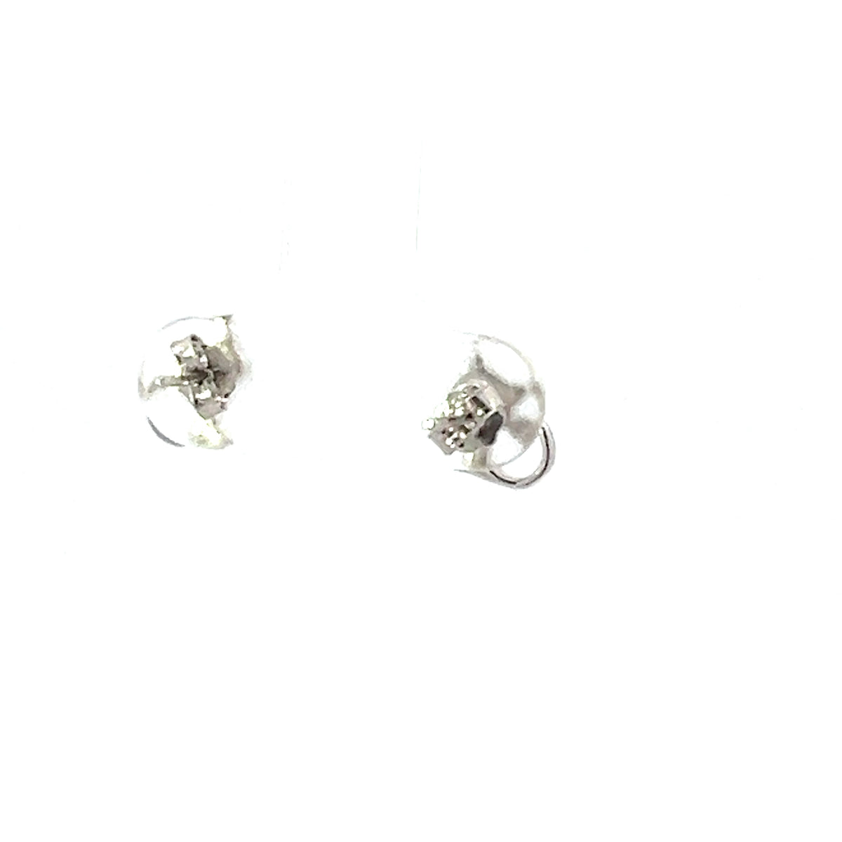 925 Sterling Silver Cubic Zirconia Cat Earrings