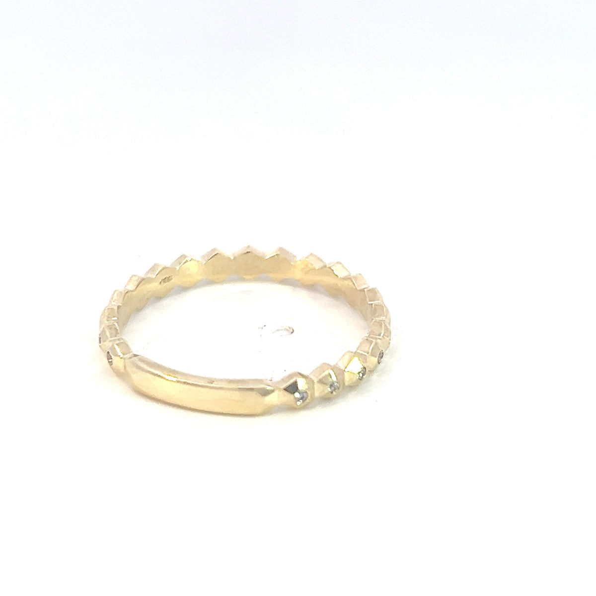 10K Yellow Gold 0.05cttw Diamond Ring