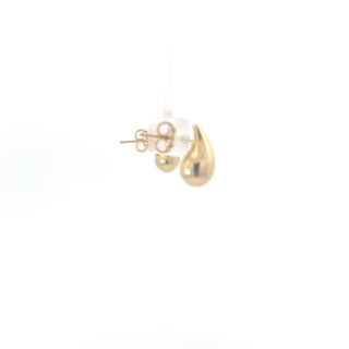 Pendientes de oro amarillo de 10 quilates de 17 mm