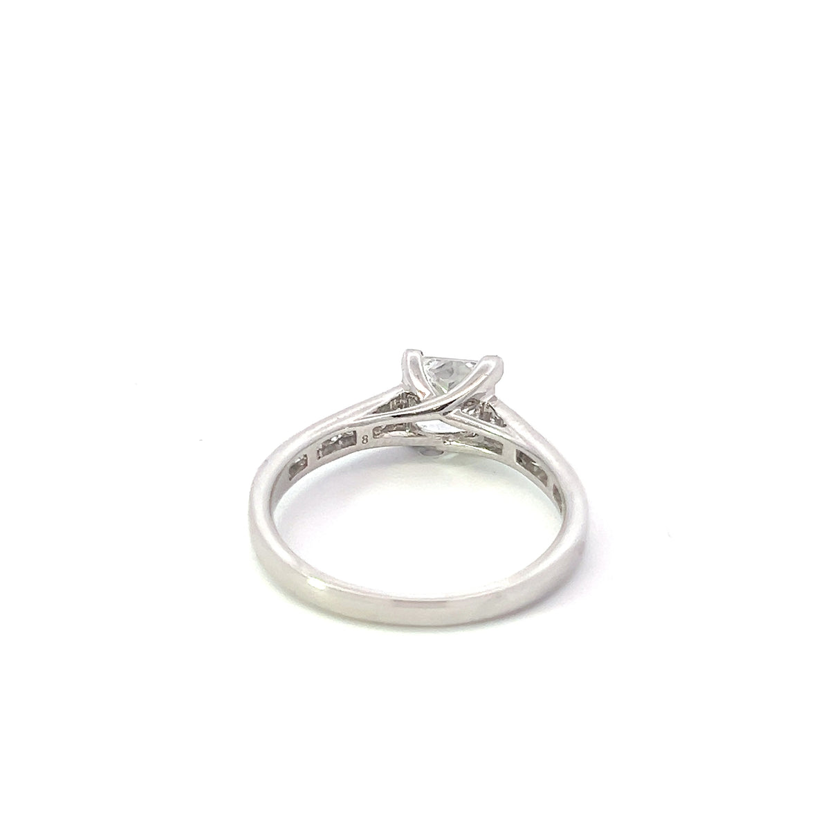 18K White Gold 1.47cttw Lab Grown Diamond Engagement Ring