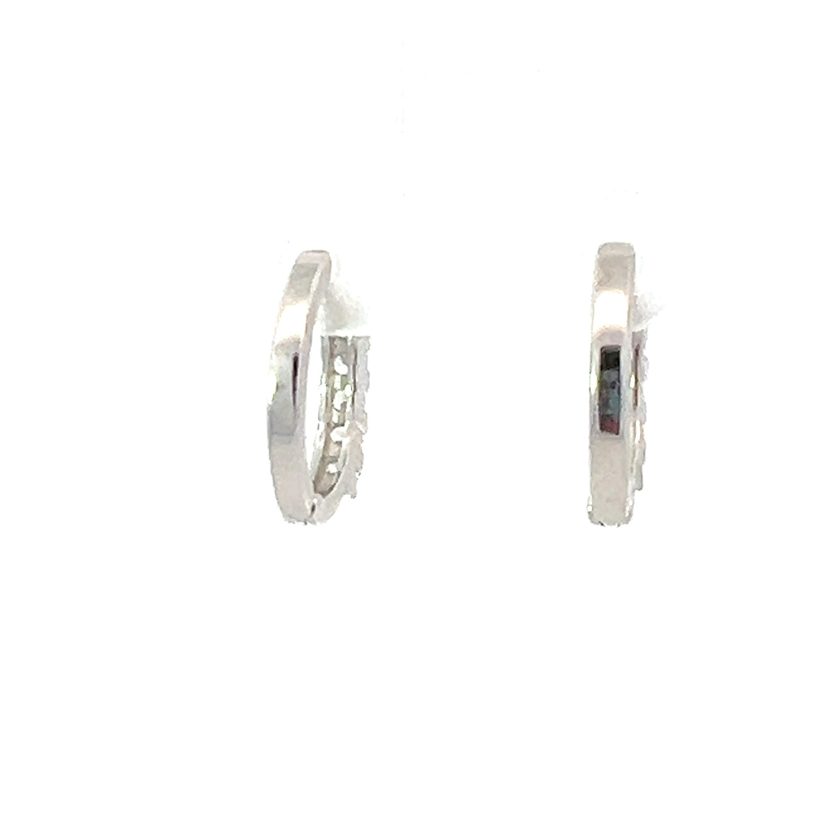 Pendientes Plata 925 Circonitas Huggies