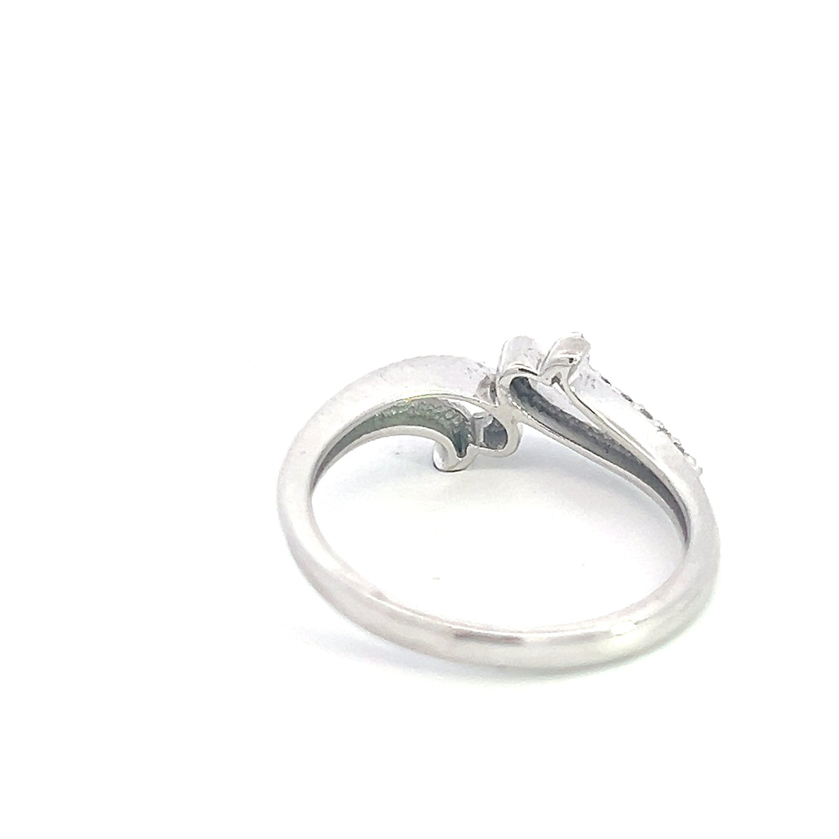 10K White Gold 0.084cttw Diamond Ring