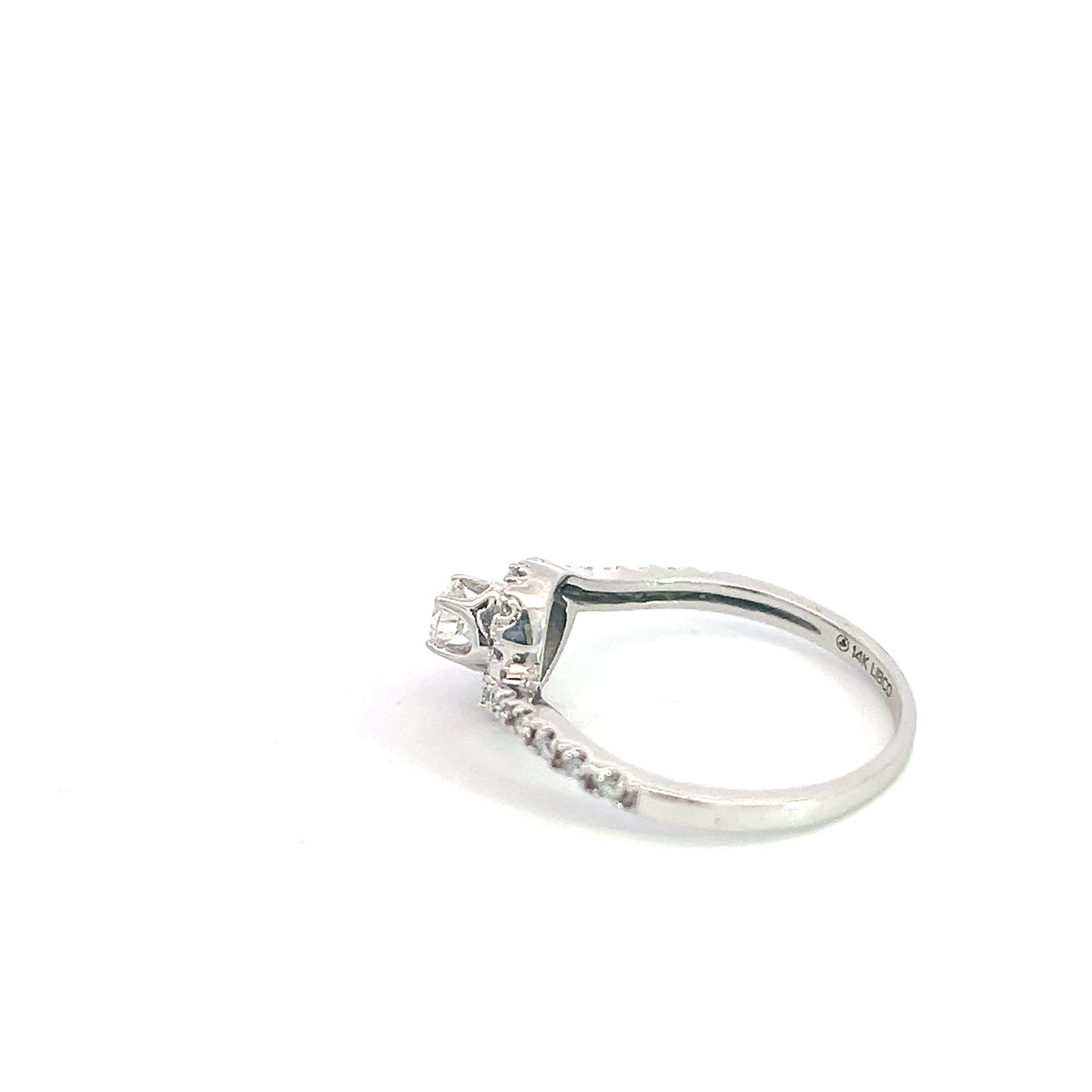 14K White Gold 0.30cttw Diamond Ring