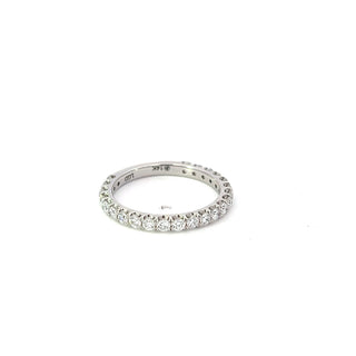 14K White Gold 0.75cttw Lab Grown Diamond Band