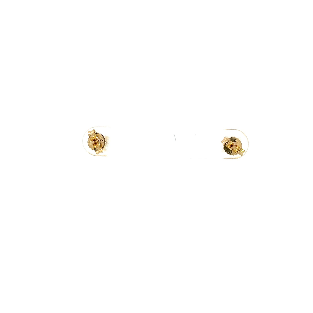 Aretes de oro amarillo de 14 quilates con diamantes cultivados en laboratorio de 1,05 quilates