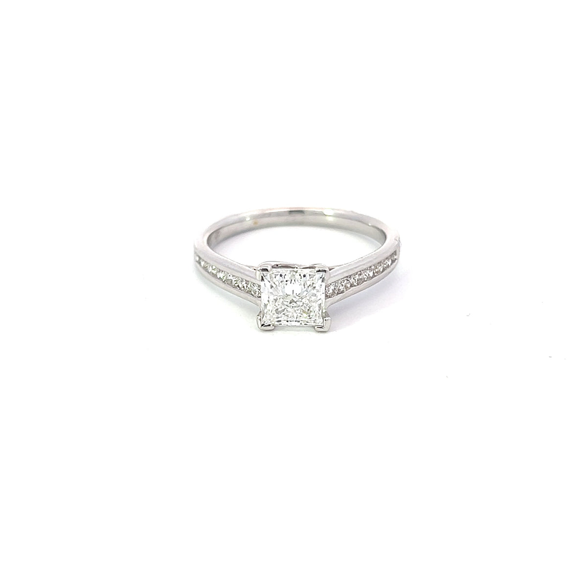 18K White Gold 1.47cttw Lab Grown Diamond Engagement Ring