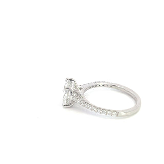 14K White Gold 2.31cttw Lab Grown Round Diamond Engagement Ring
