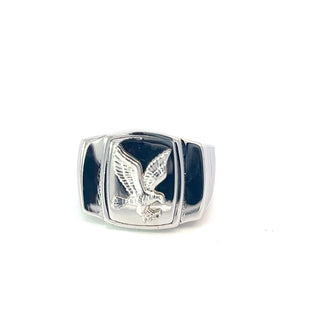 Argent Silver Eagle Mens Ring