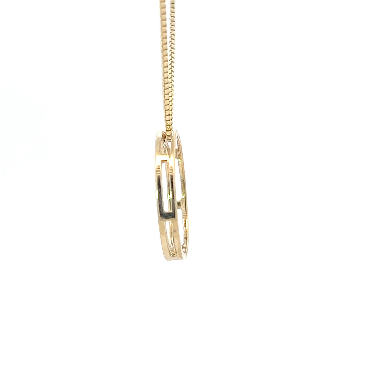 10K Yellow Gold 0.10cttw Diamond Pendant