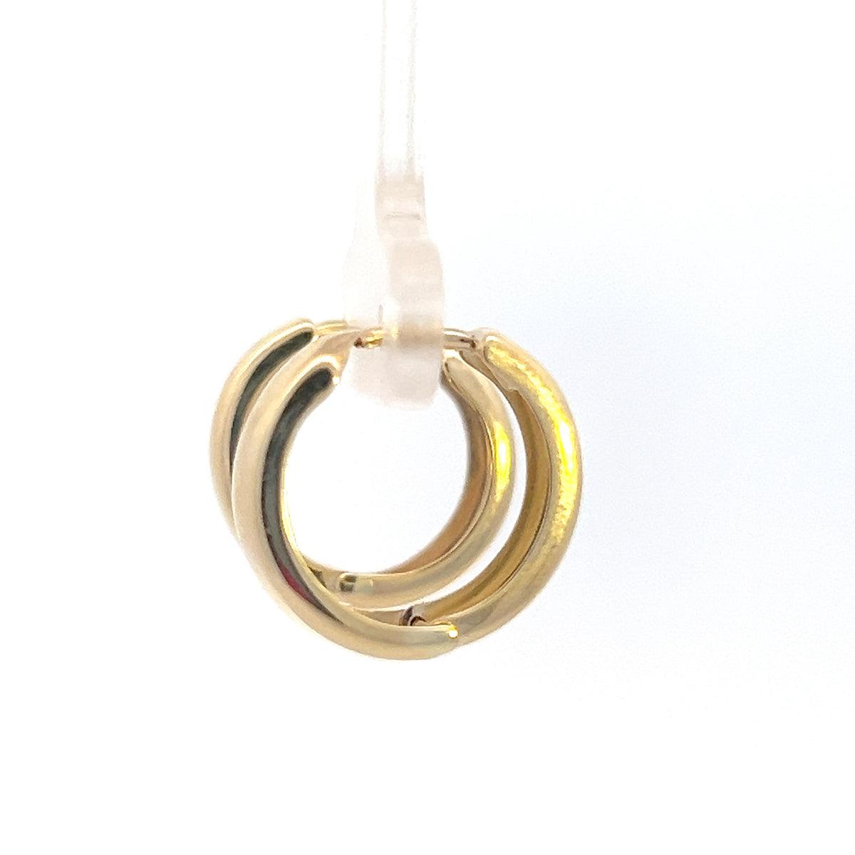 10K Yellow Gold Hoop / Huggie / Hinged Earrings