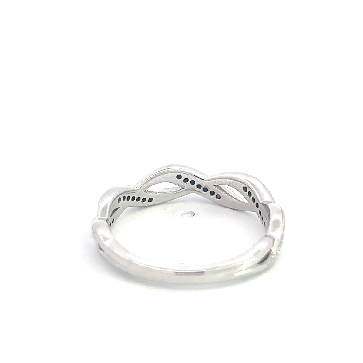 10K White Gold 0.095cttw Diamond Ring