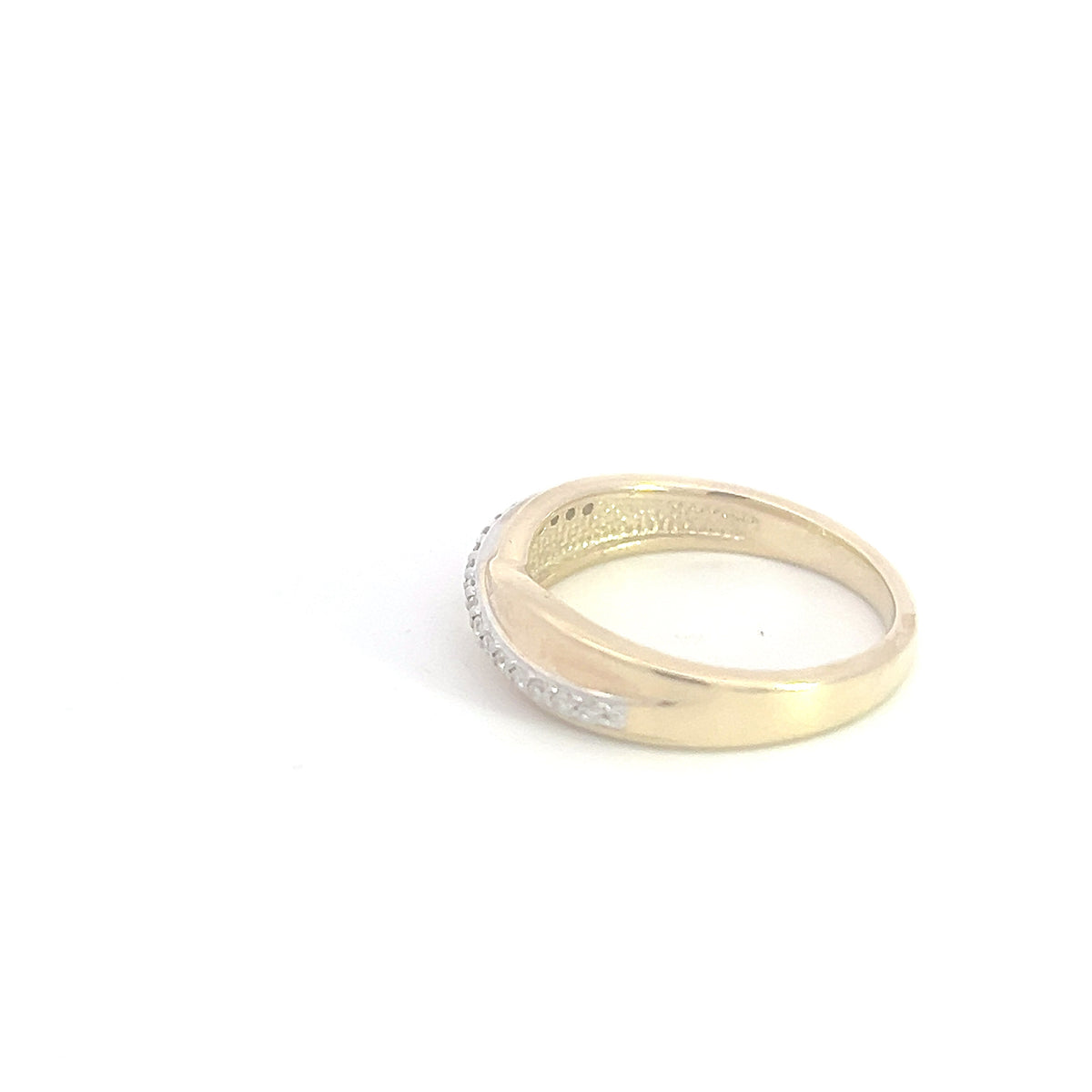 10K Yellow Gold 0.10cttw Diamond Ring