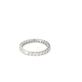 14K White Gold 0.75cttw Lab Grown Diamond Band