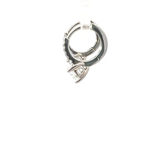 Huggies de plata de ley 925 con circonitas cúbicas