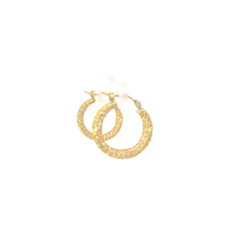 10K Yellow Gold Hoop Earrings