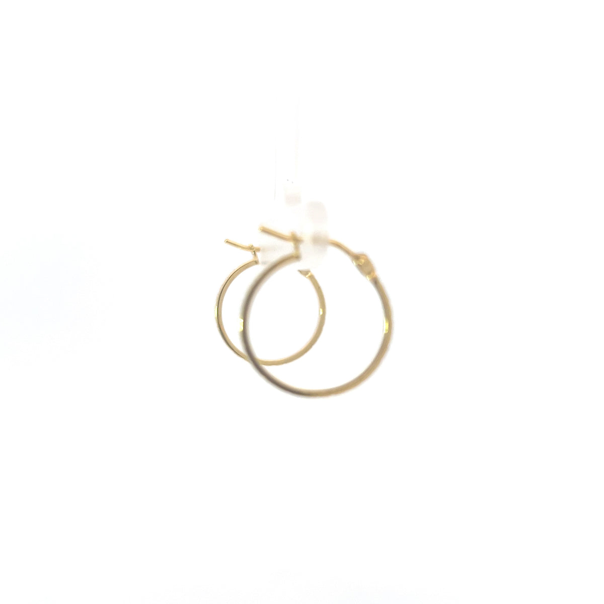 10K Yellow Gold 18mm Earrings