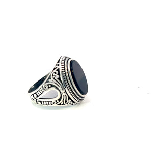 Argent Silver and Onyx Ring