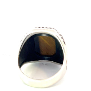 Argent Silver and Cat's Eye Ring