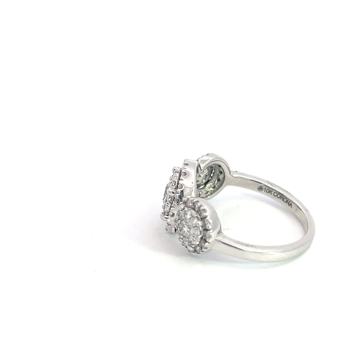 10K White Gold 1.00cttw Diamond Ring