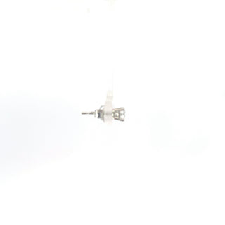 14K White Gold Lab Grown 0.75CTTW Round Brilliant Cut Diamond Solitaire Earrings