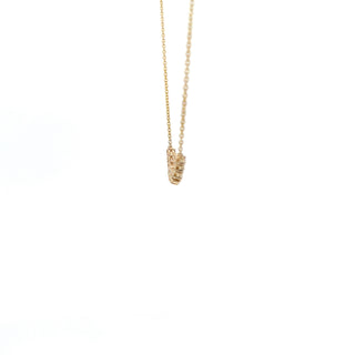 Collar de diamantes de 0,50 quilates en oro amarillo de 14 quilates, 18"