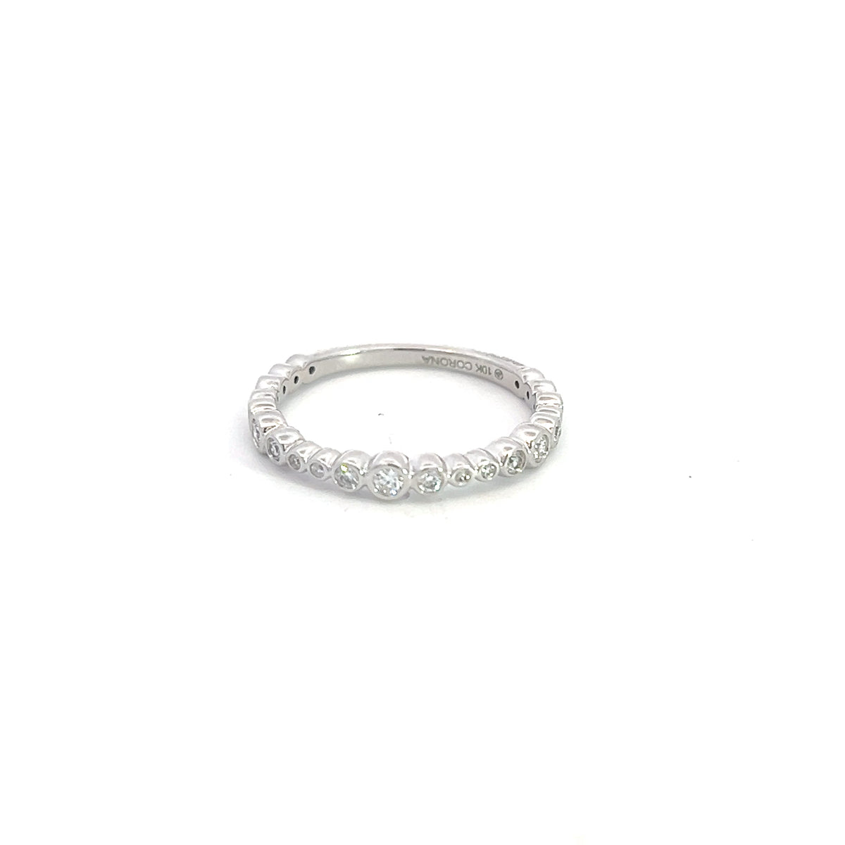 10K White Gold 0.255cttw Diamond Ring