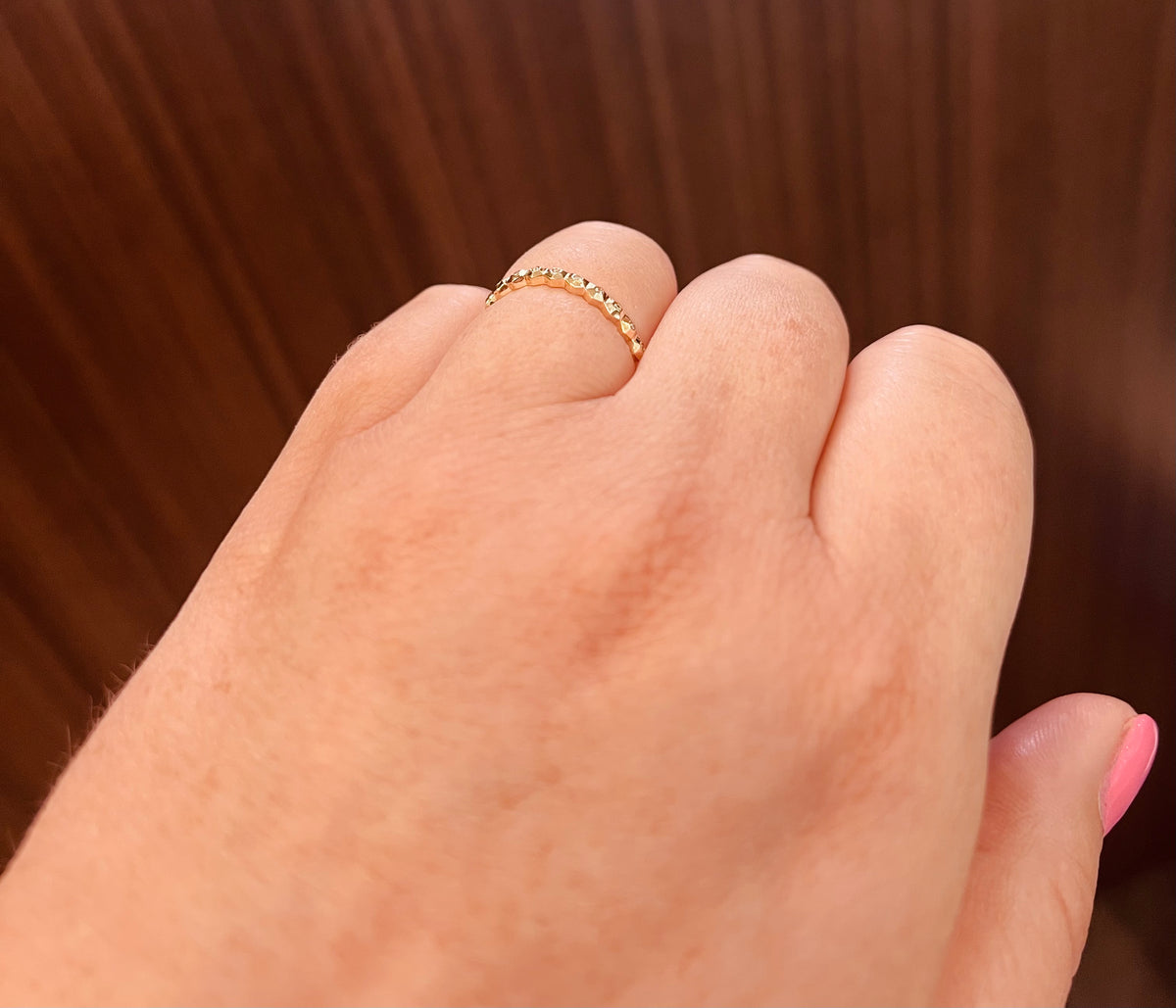 10K Yellow Gold 0.05cttw Diamond Ring