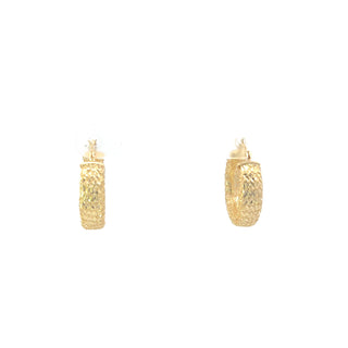 10K Yellow Gold Hoop Earrings