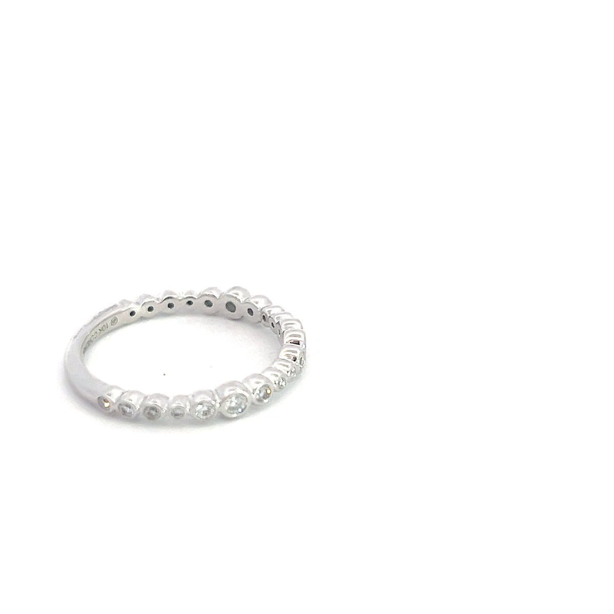 10K White Gold 0.255cttw Diamond Ring