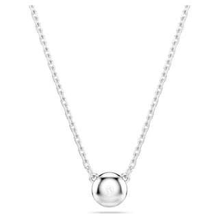 Swarovski -   Imber pendant, Round cut, White, Rhodium plated - 5696039