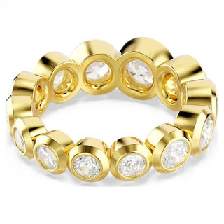 Swarovski - Imber ring, Mixed round cuts, White, Gold-tone plated 5705476