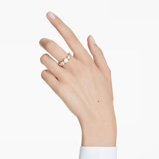 Swarovski - Imber ring, Mixed round cuts, White, Gold-tone plated 5705476