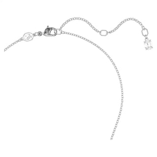 Swarovski Insigne pendant Round cut, Cross, White, Rhodium plated  5675576