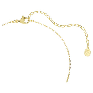 Swarovski Magic pendant, Mixed cuts, Snowflake, White, 18K gold finish 5757788