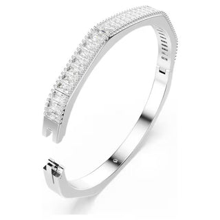 Swarovski - Matrix bangle, Baguette cut, White, Rhodium plated 5705784