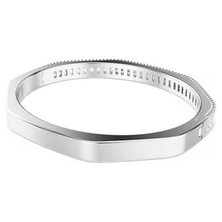 Swarovski - Matrix bangle, Baguette cut, White, Rhodium plated 5705784
