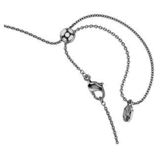 Swarovski Matrix necklace, Gradient of round cuts, Multicolored, Ruthenium plated 5751192