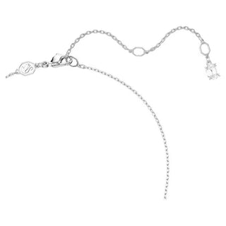 Swarovski - Matrix necklace, Gradient of round cuts, White, Rhodium plated 5705396