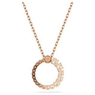 Swarovski - Matrix pendant, Crystal pearl, Round cut, White, Rose gold-tone plated - 5692265