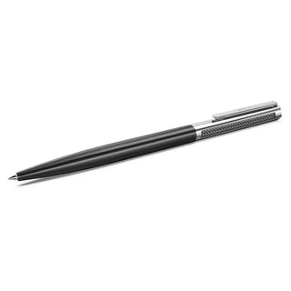 Swarovski Matrix Tennis ballpoint pen, Black lacquered, Chrome plated 5760146