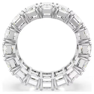 Swarovski - Matrix Vittore ring, Baguette cut, White, Rhodium plated - 5709276