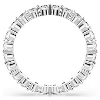 Swarovski - Matrix Vittore ring, Round cut, White, Silver-tone finish 5705601